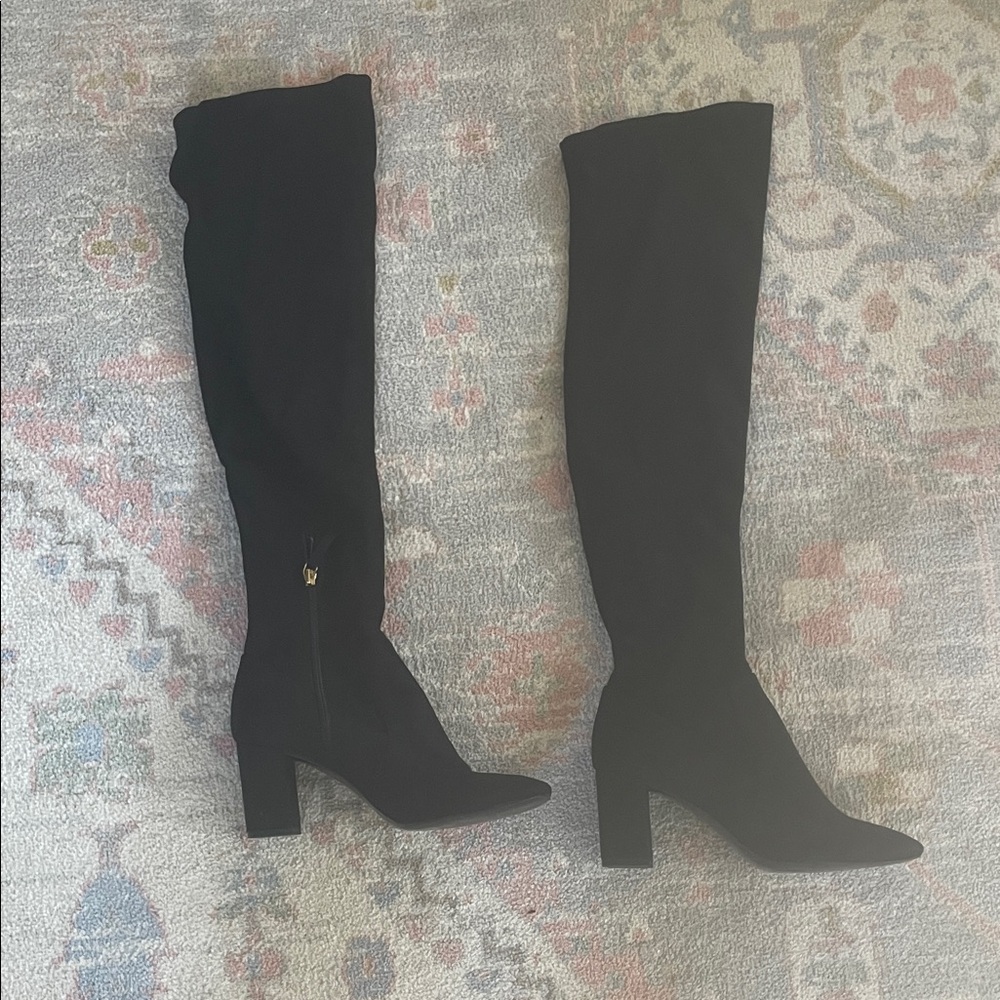 Nine West Black Over the Knee Boots